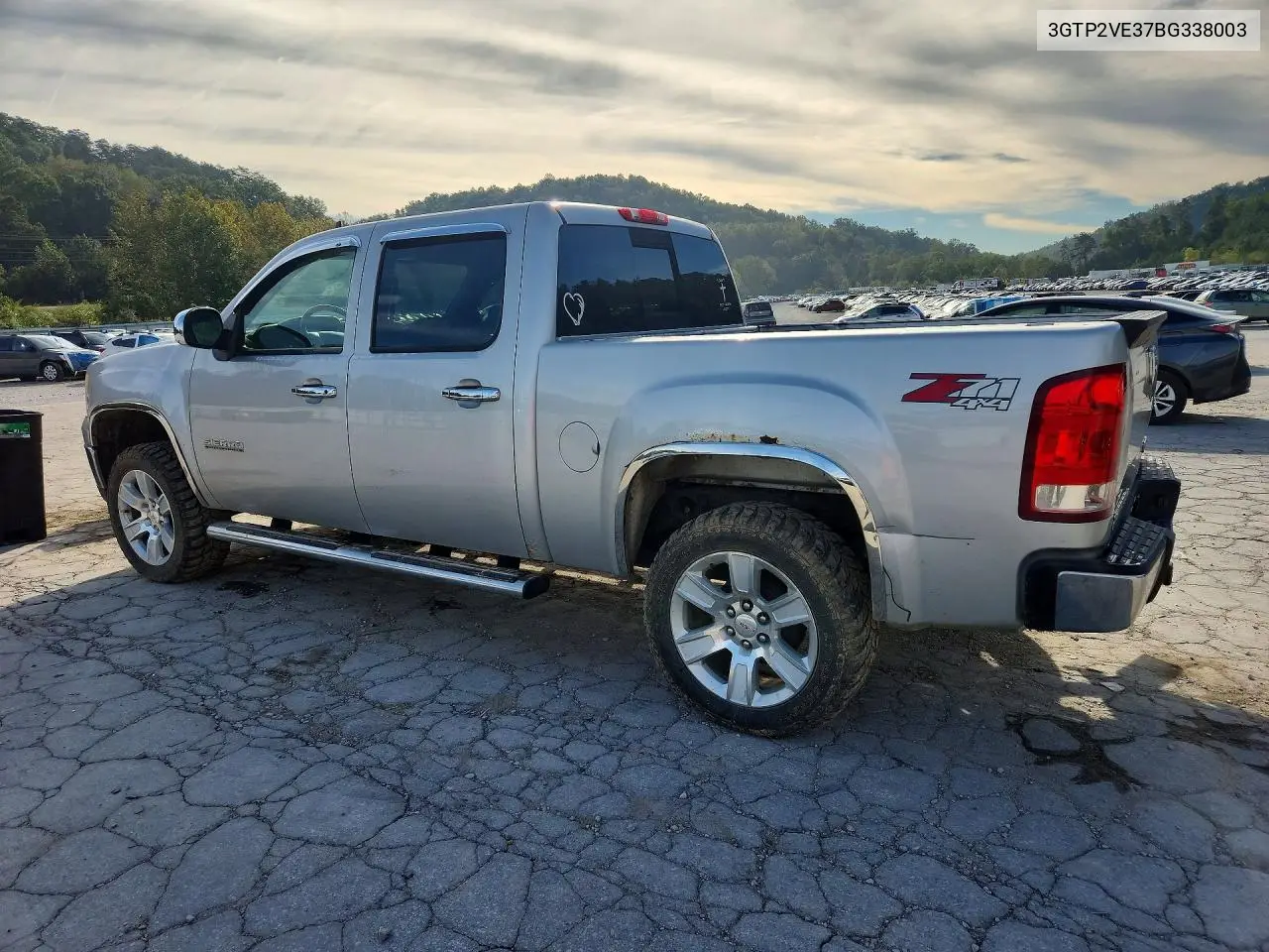 2011 GMC SIERRA VIN 3GTP2VE37BG338003 — фото 2