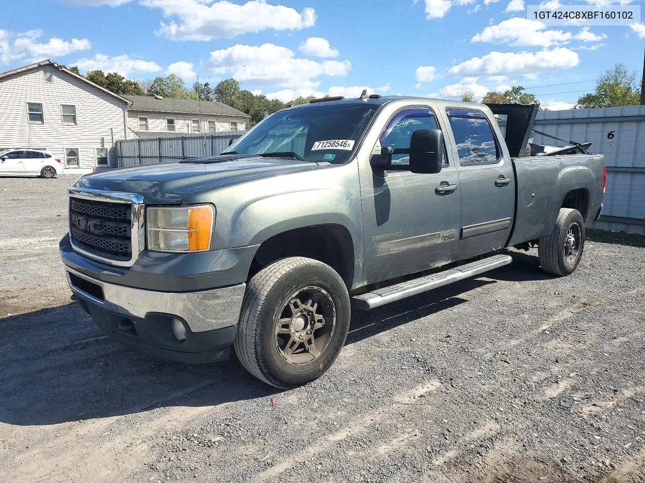GMC SIERRA 2011, VIN 1GT424C8XBF160102