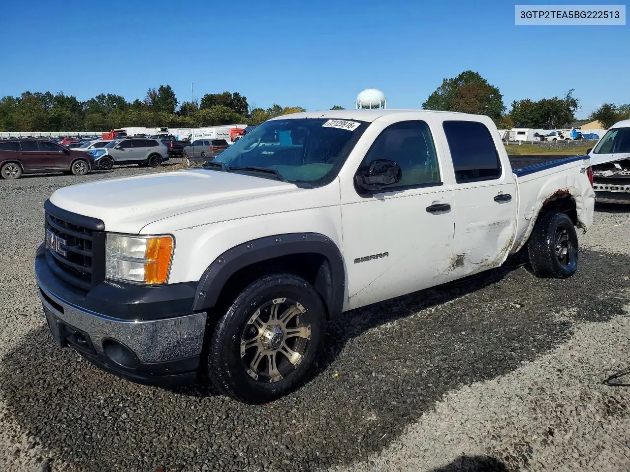GMC SIERRA 2011, VIN 3GTP2TEA5BG222513
