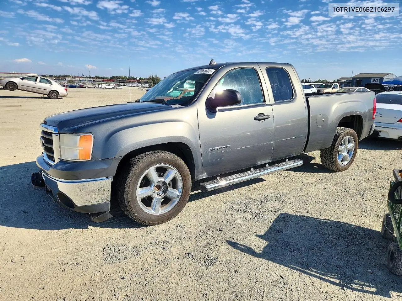 GMC SIERRA 2011, VIN 1GTR1VE06BZ106297