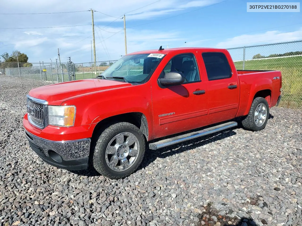 GMC SIERRA 2011, VIN 3GTP2VE21BG270188