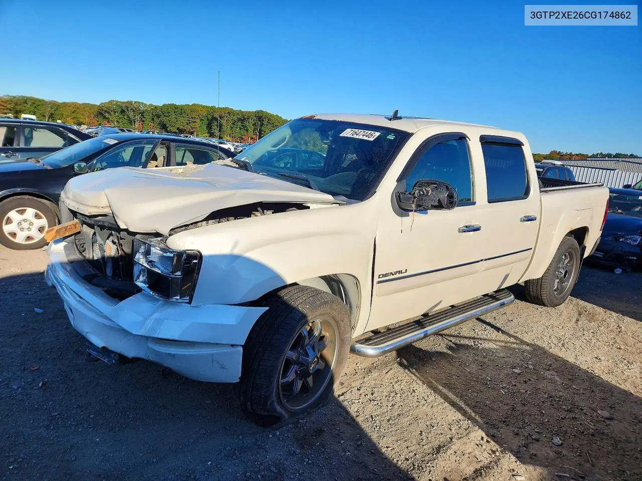 GMC SIERRA 2012, VIN 3GTP2XE26CG174862