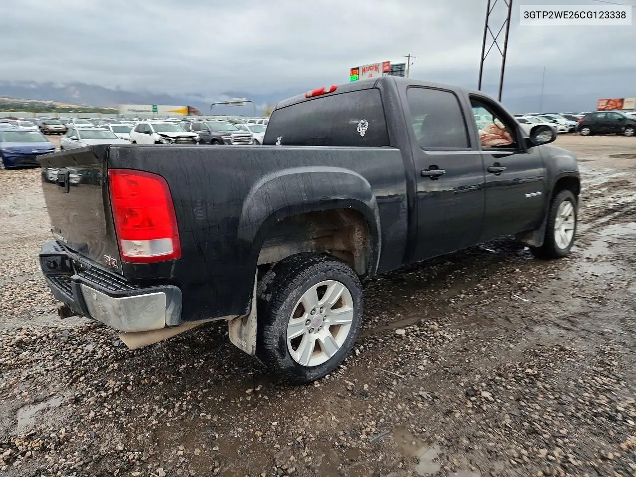 2012 GMC SIERRA VIN 3GTP2WE26CG123338 — фото 3