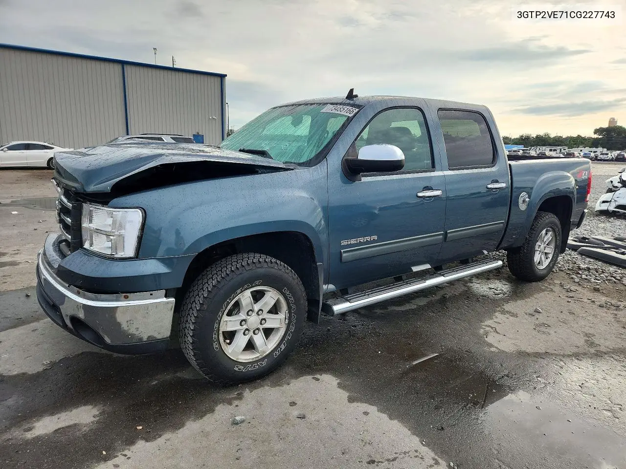 GMC SIERRA 2012, VIN 3GTP2VE71CG227743