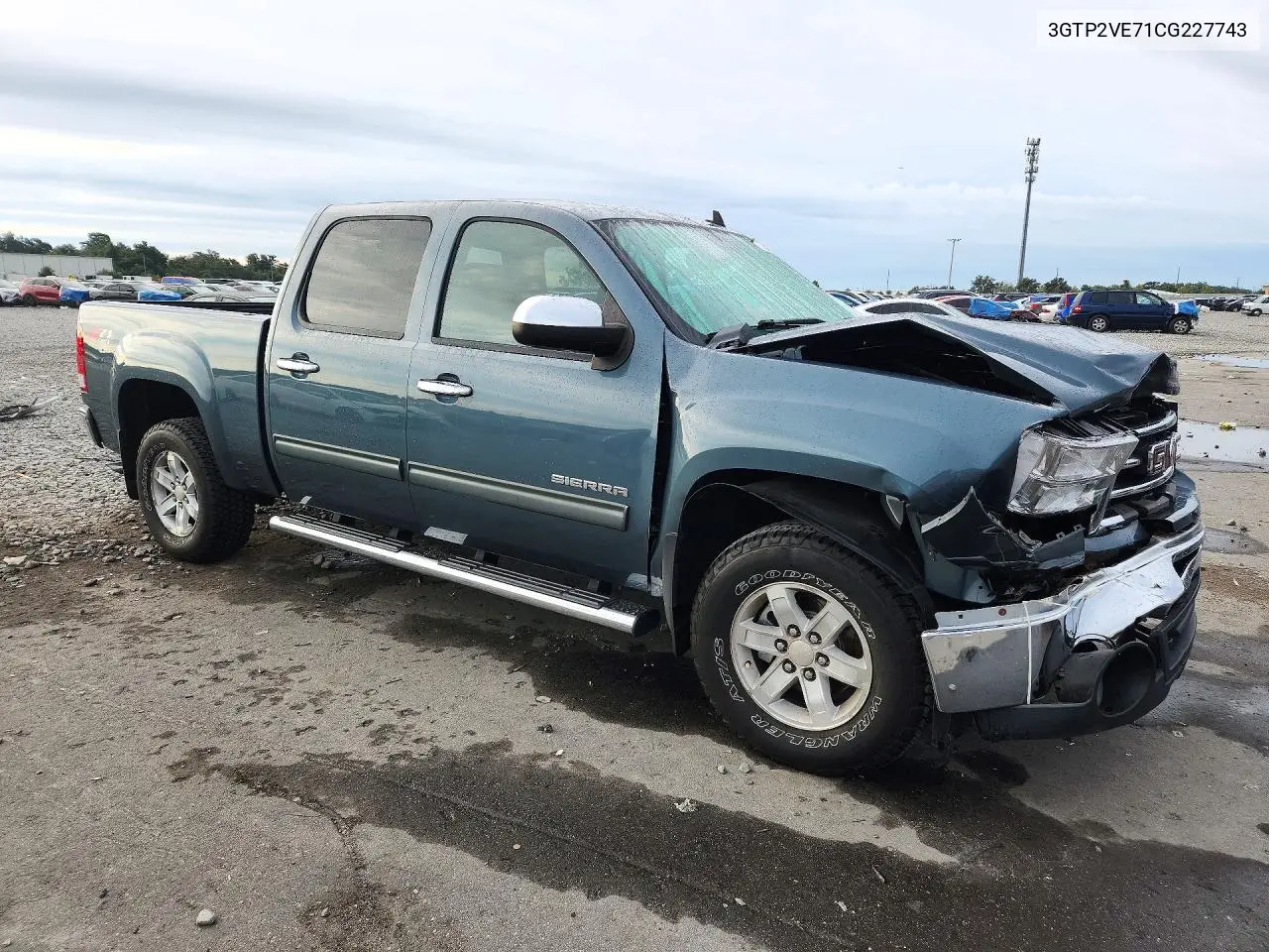 2012 GMC SIERRA VIN 3GTP2VE71CG227743 — фото 4