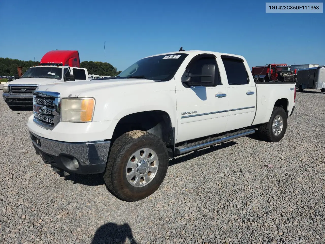 GMC SIERRA 2013, VIN 1GT423C86DF111363