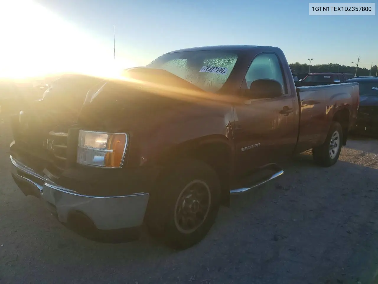 GMC SIERRA 2013, VIN 1GTN1TEX1DZ357800