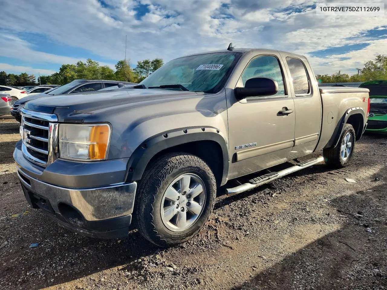 GMC SIERRA 2013, VIN 1GTR2VE75DZ112699