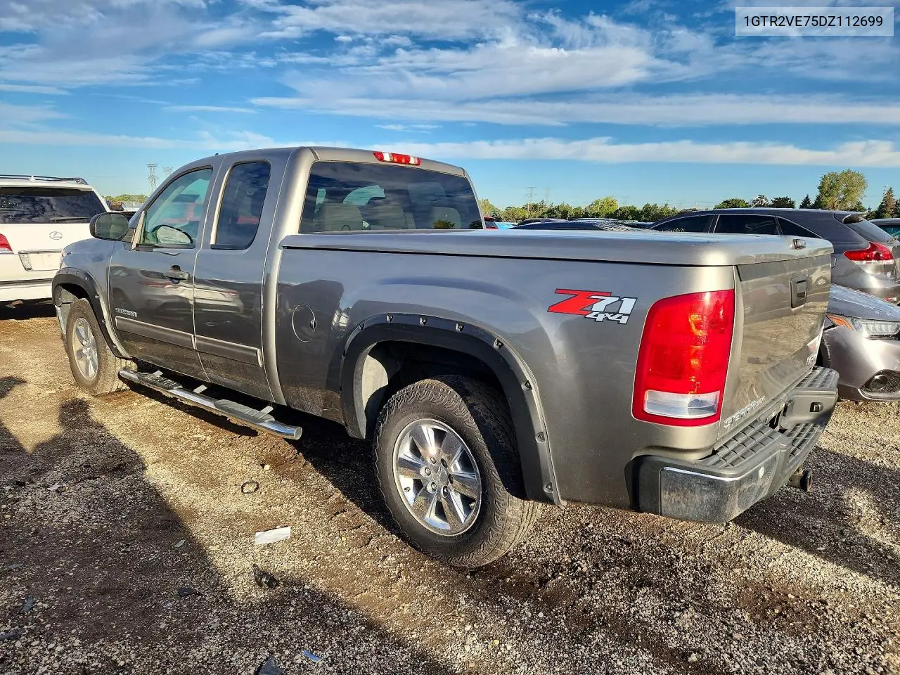 2013 GMC SIERRA VIN 1GTR2VE75DZ112699 — фото 2