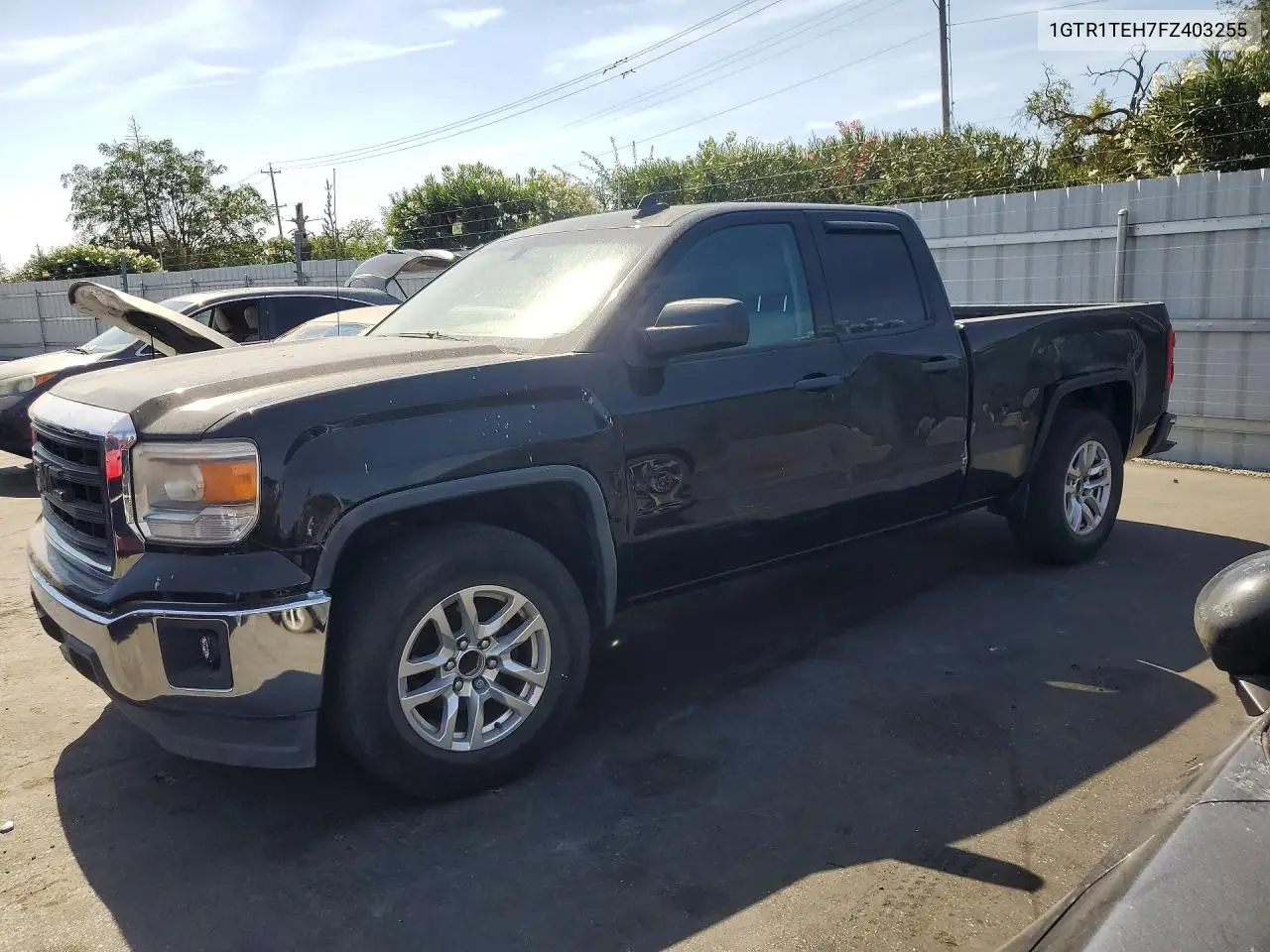 GMC SIERRA 2015, VIN 1GTR1TEH7FZ403255