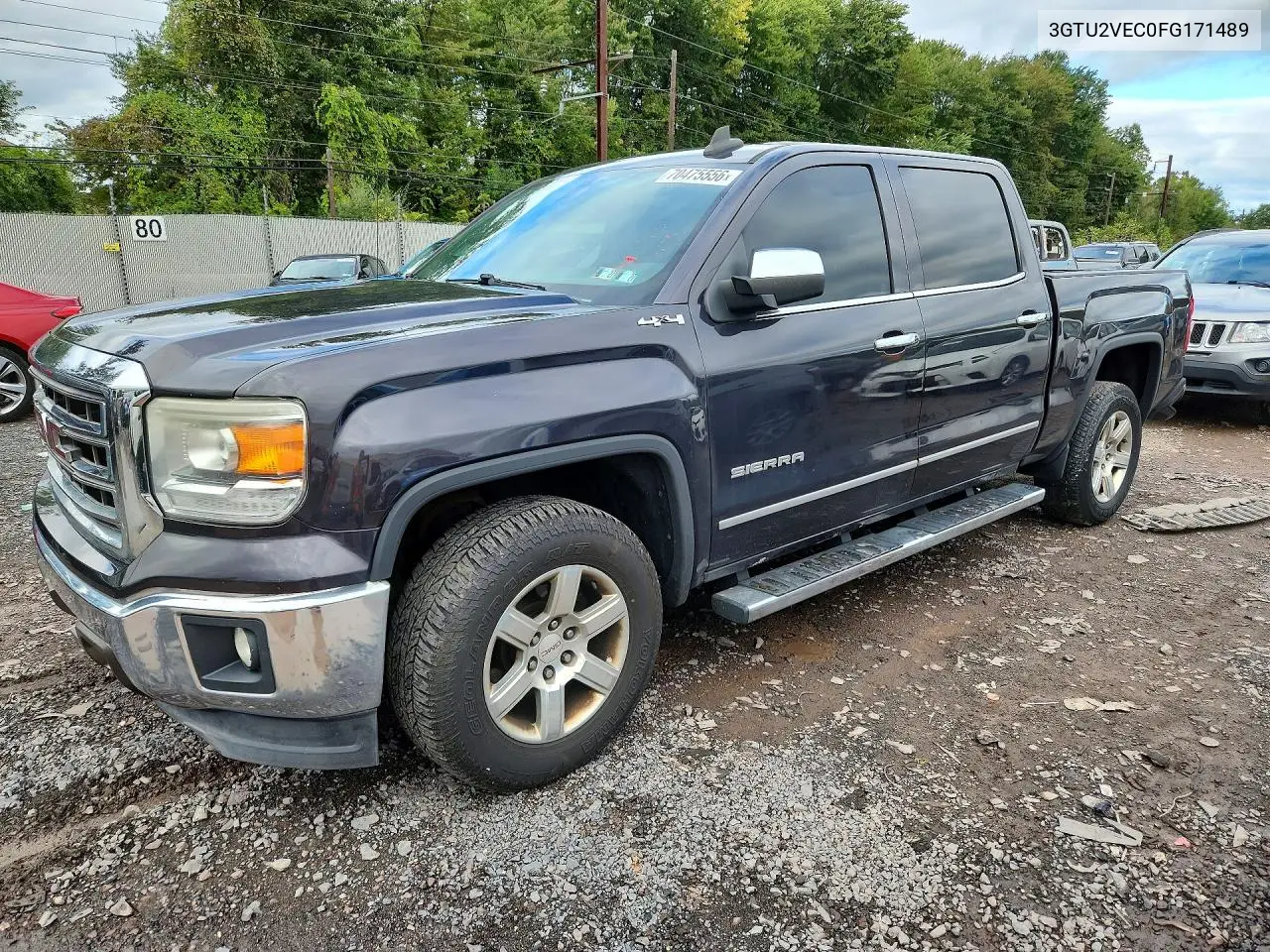 GMC SIERRA 2015, VIN 3GTU2VEC0FG171489