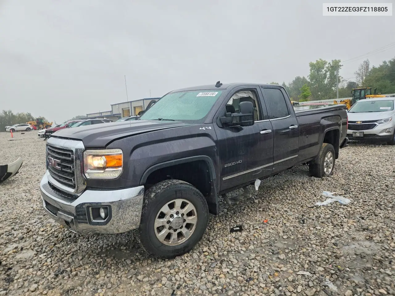GMC SIERRA 2015, VIN 1GT22ZEG3FZ118805