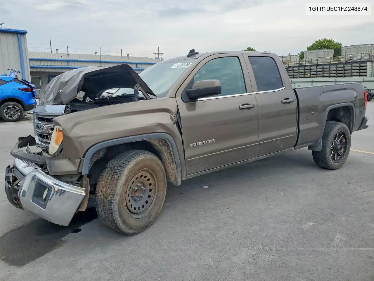 GMC SIERRA 2015, VIN 1GTR1UEC1FZ248874