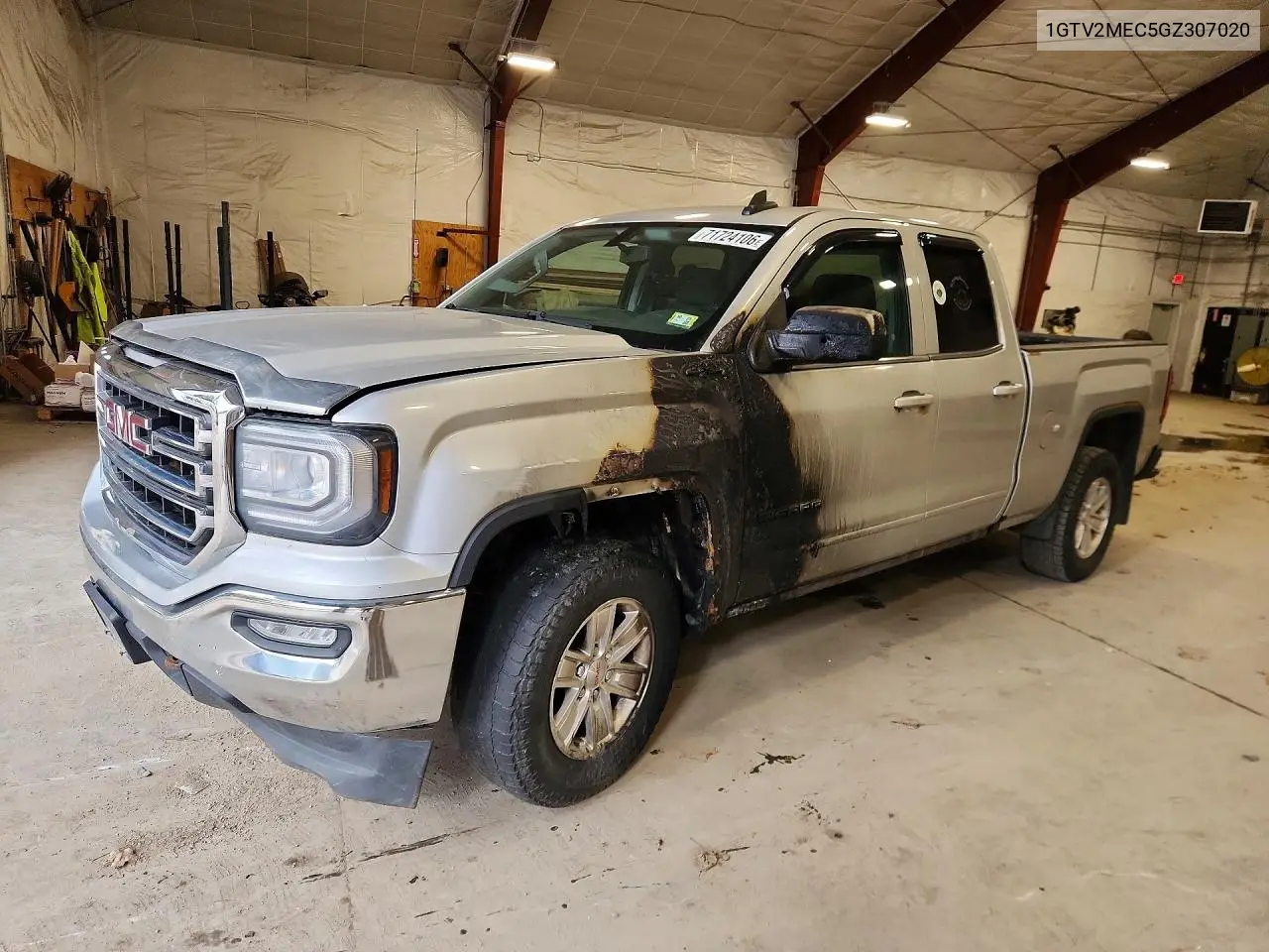GMC SIERRA 2016, VIN 1GTV2MEC5GZ307020