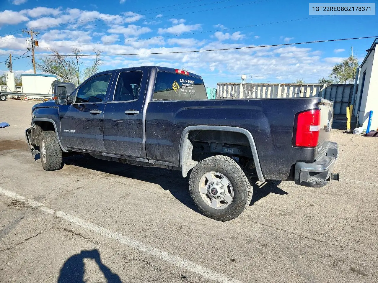 2016 GMC SIERRA VIN 1GT22REG8GZ178371 — фото 2