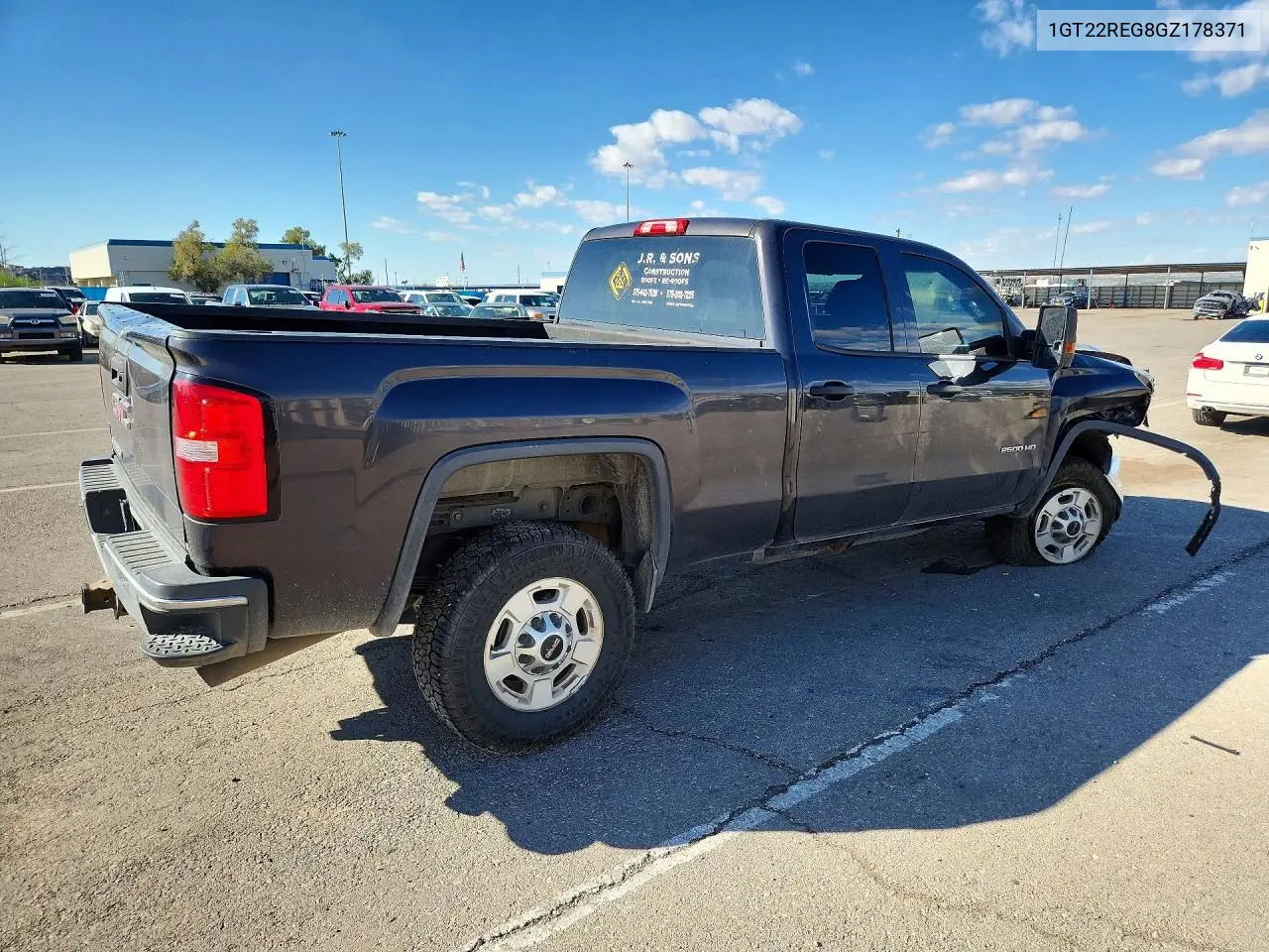 2016 GMC SIERRA VIN 1GT22REG8GZ178371 — фото 3