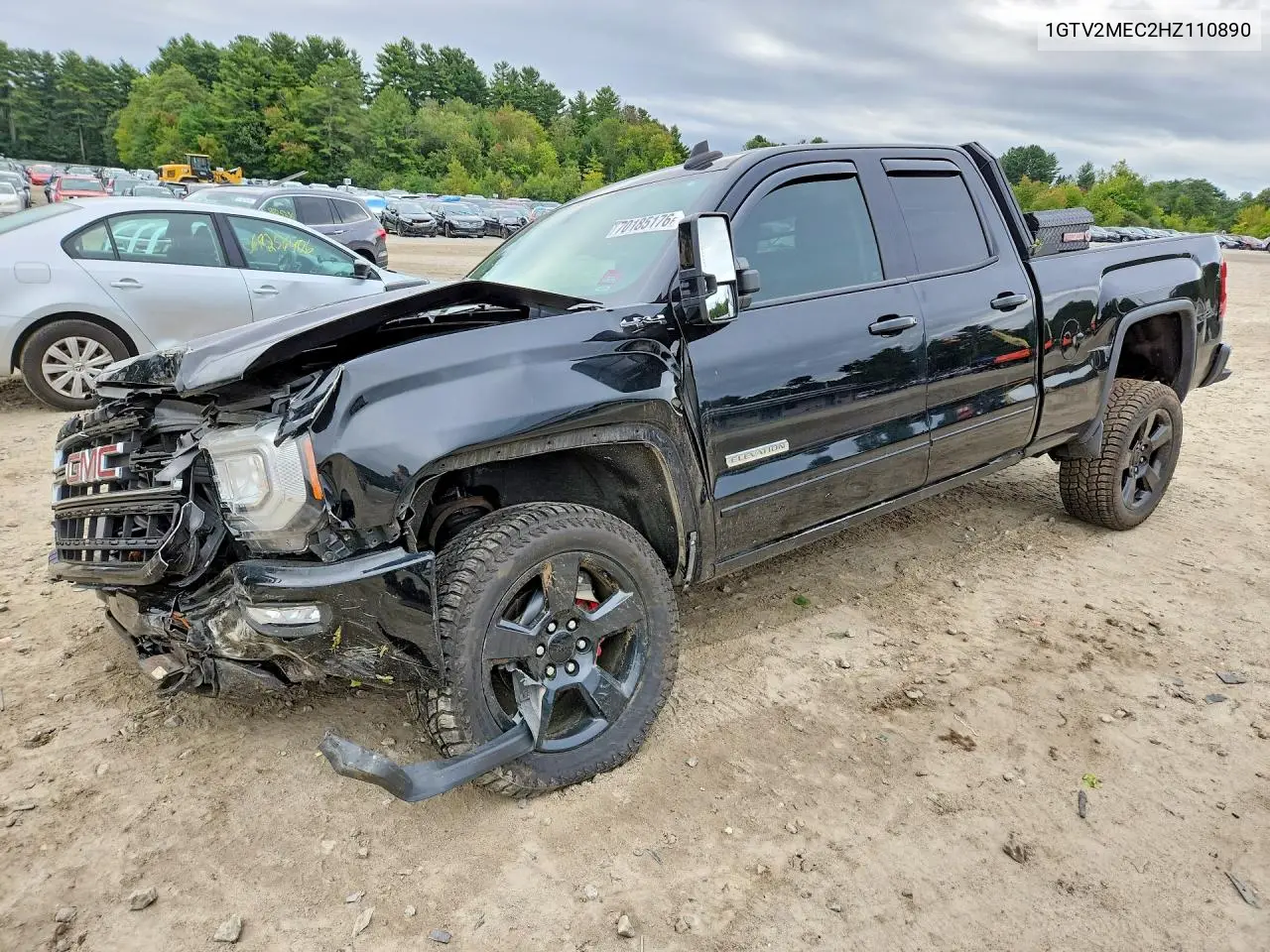 GMC SIERRA 2017, VIN 1GTV2MEC2HZ110890
