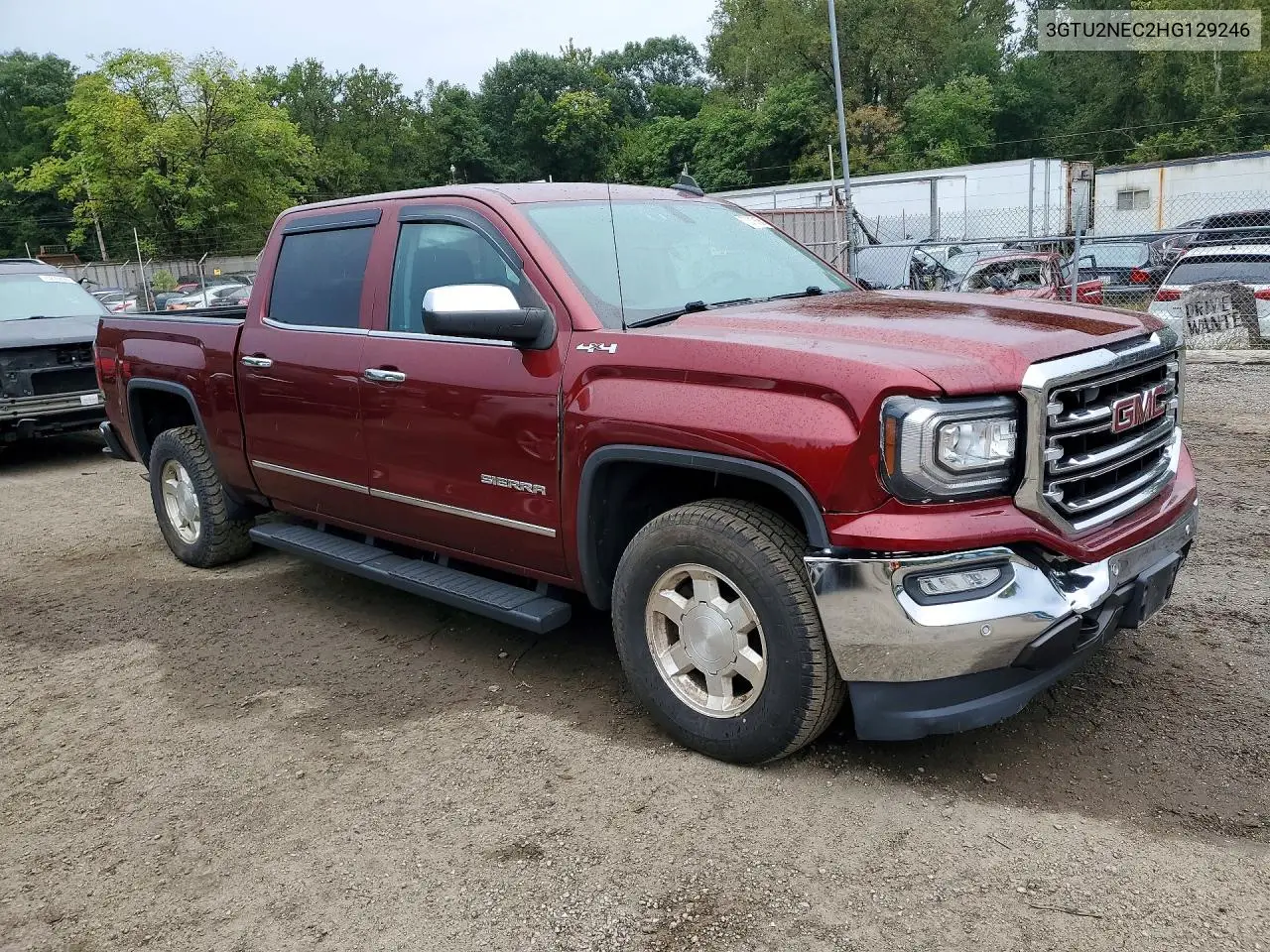 2017 GMC SIERRA VIN 3GTU2NEC2HG129246 — фото 4