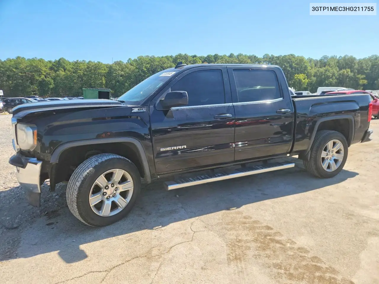 GMC SIERRA 2017, VIN 3GTP1MEC3HG211755