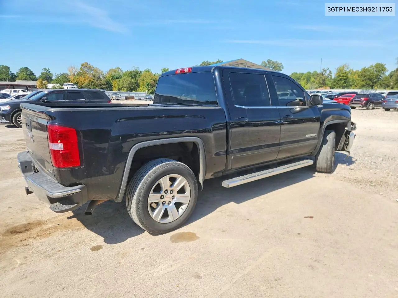 2017 GMC SIERRA VIN 3GTP1MEC3HG211755 — фото 3