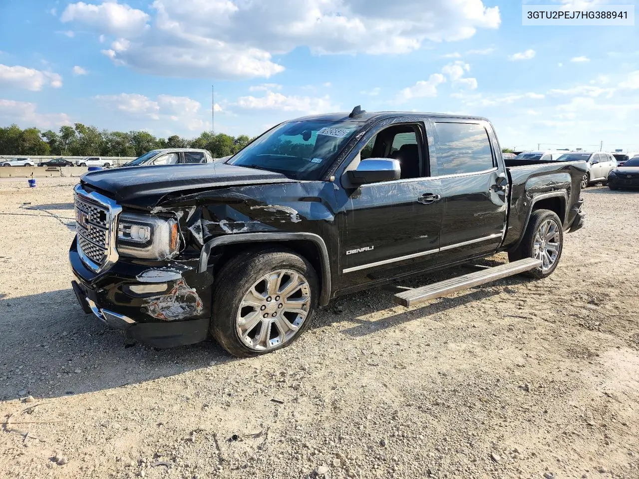 GMC SIERRA 2017, VIN 3GTU2PEJ7HG388941