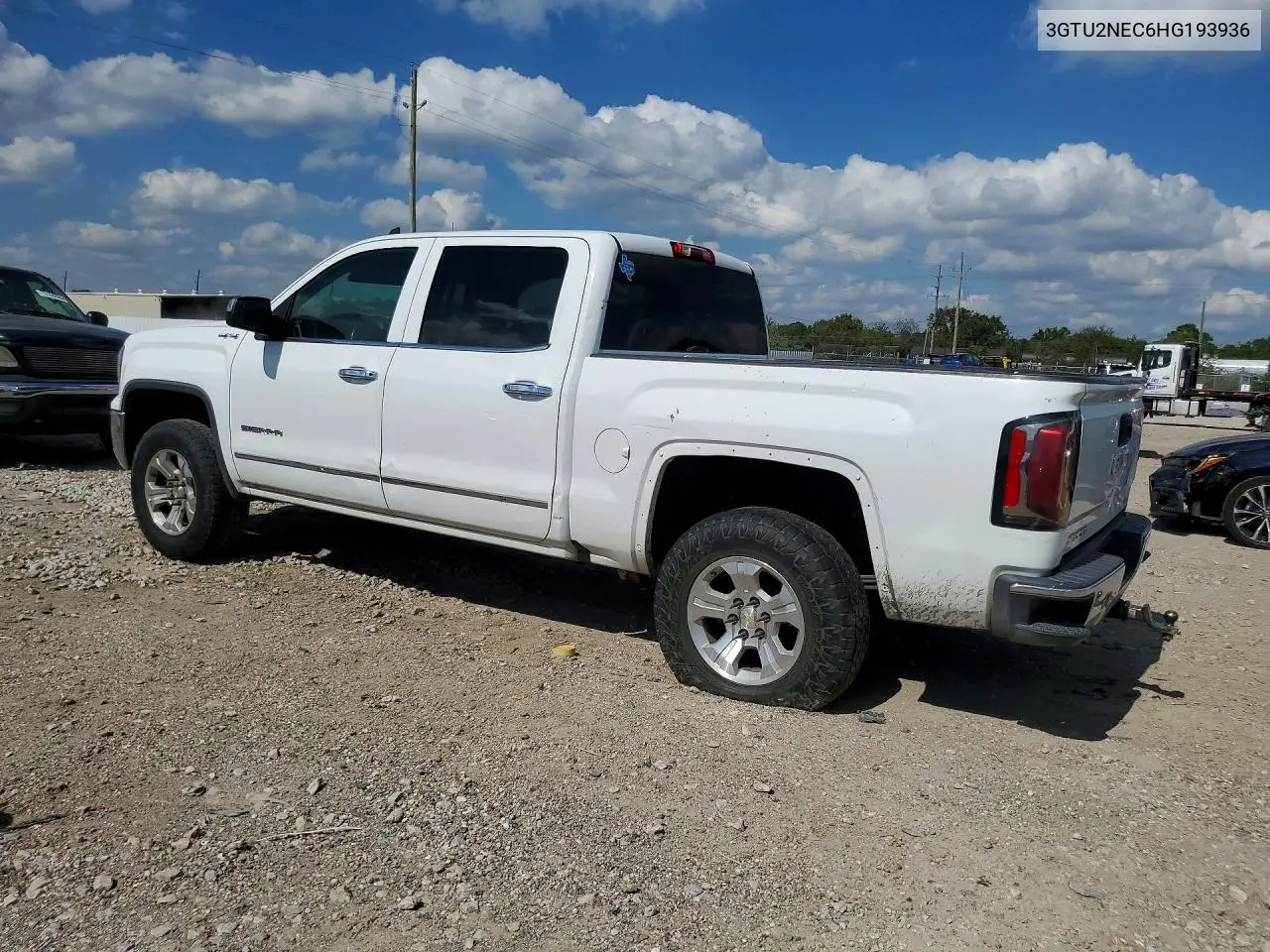 2017 GMC SIERRA VIN 3GTU2NEC6HG193936 — фото 2
