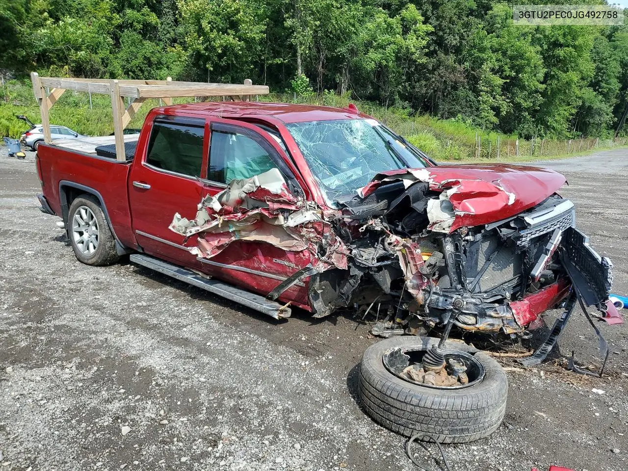 2018 GMC SIERRA VIN 3GTU2PEC0JG492758 — фото 4