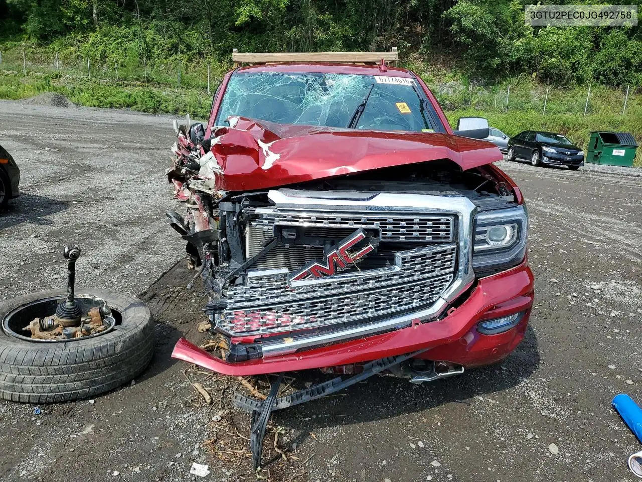 2018 GMC SIERRA VIN 3GTU2PEC0JG492758 — фото 5