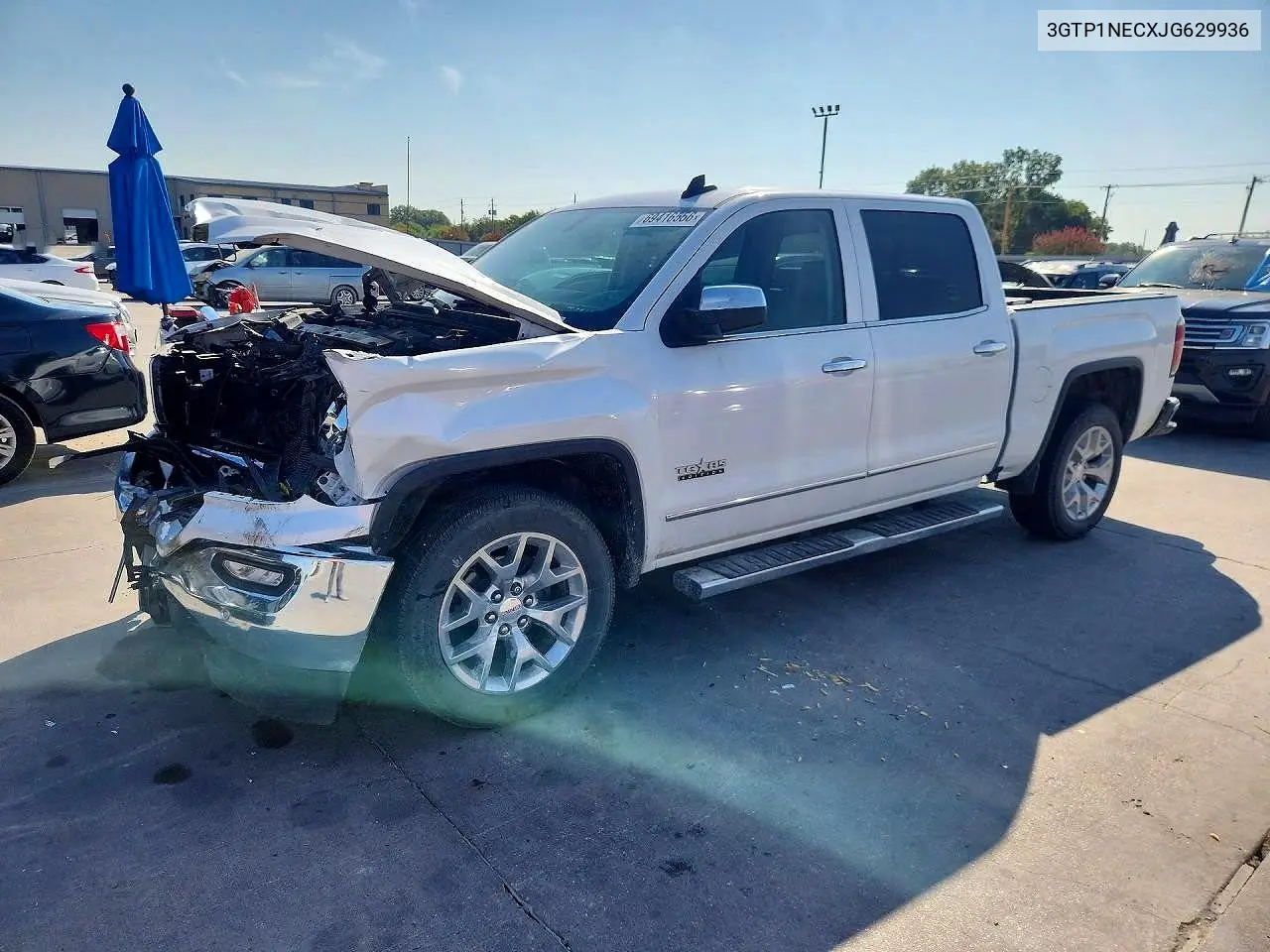 GMC SIERRA 2018, VIN 3GTP1NECXJG629936