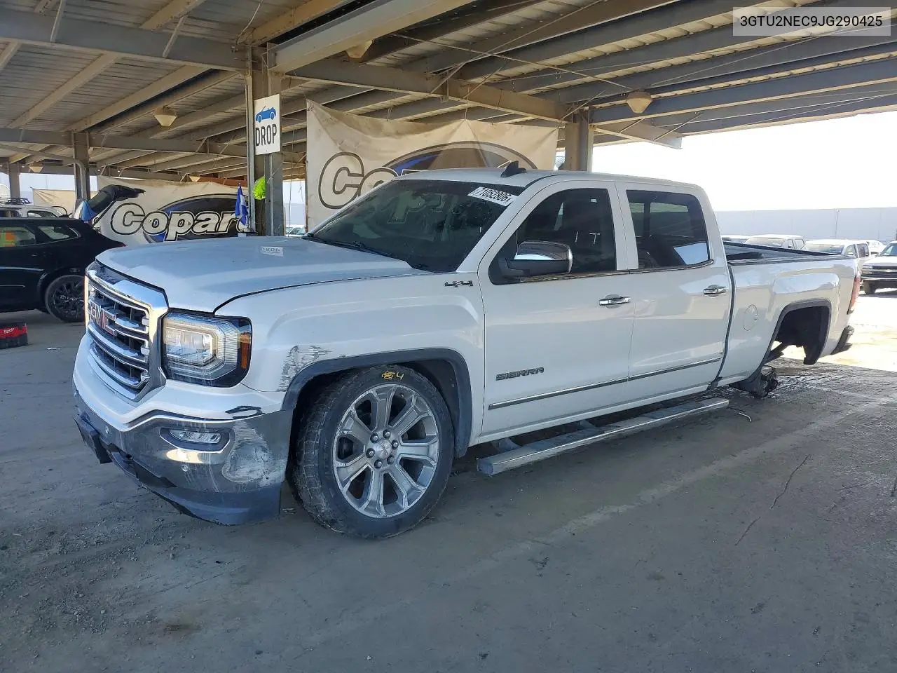 GMC SIERRA 2018, VIN 3GTU2NEC9JG290425