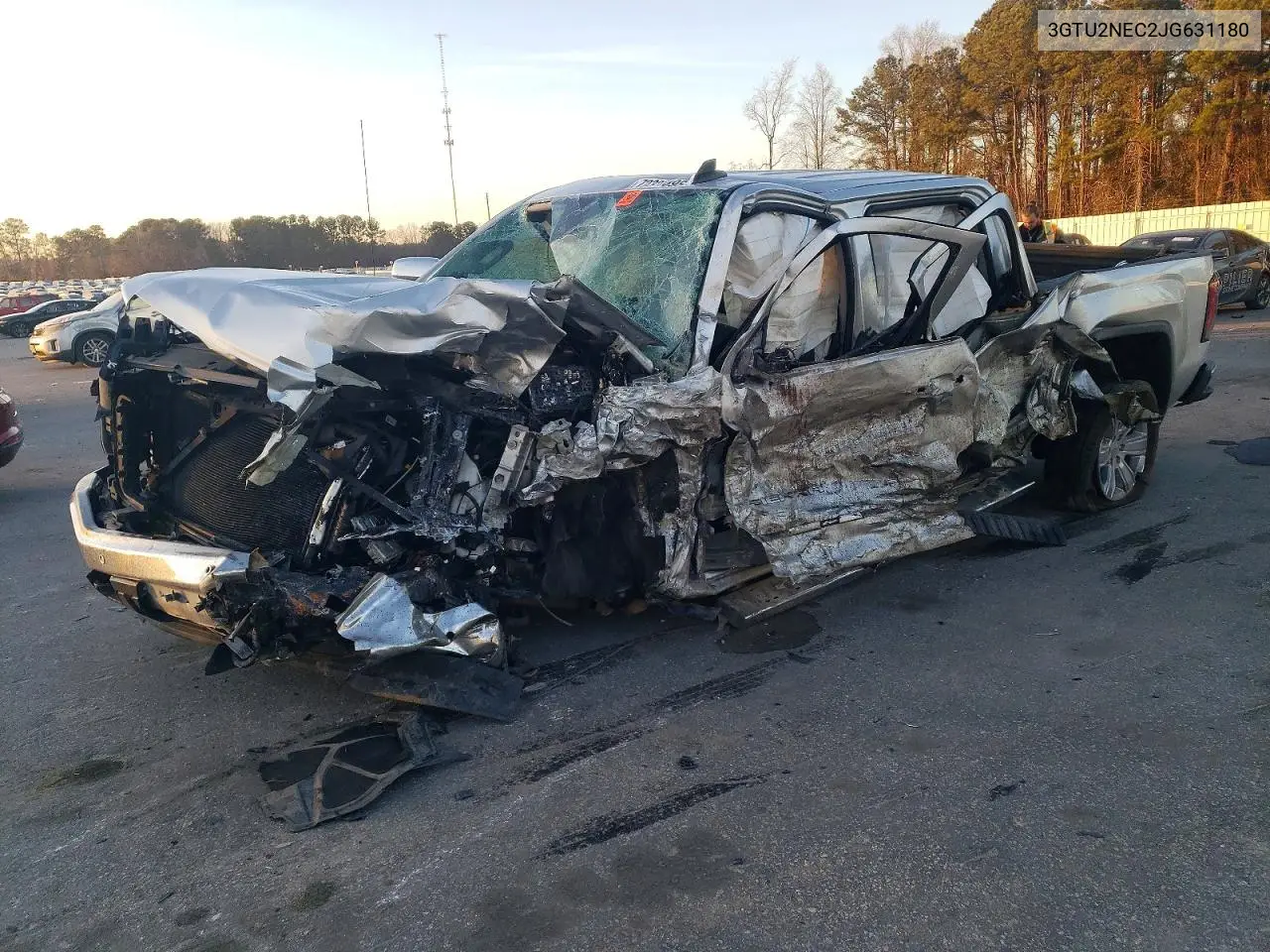 GMC SIERRA 2018, VIN 3GTU2NEC2JG631180