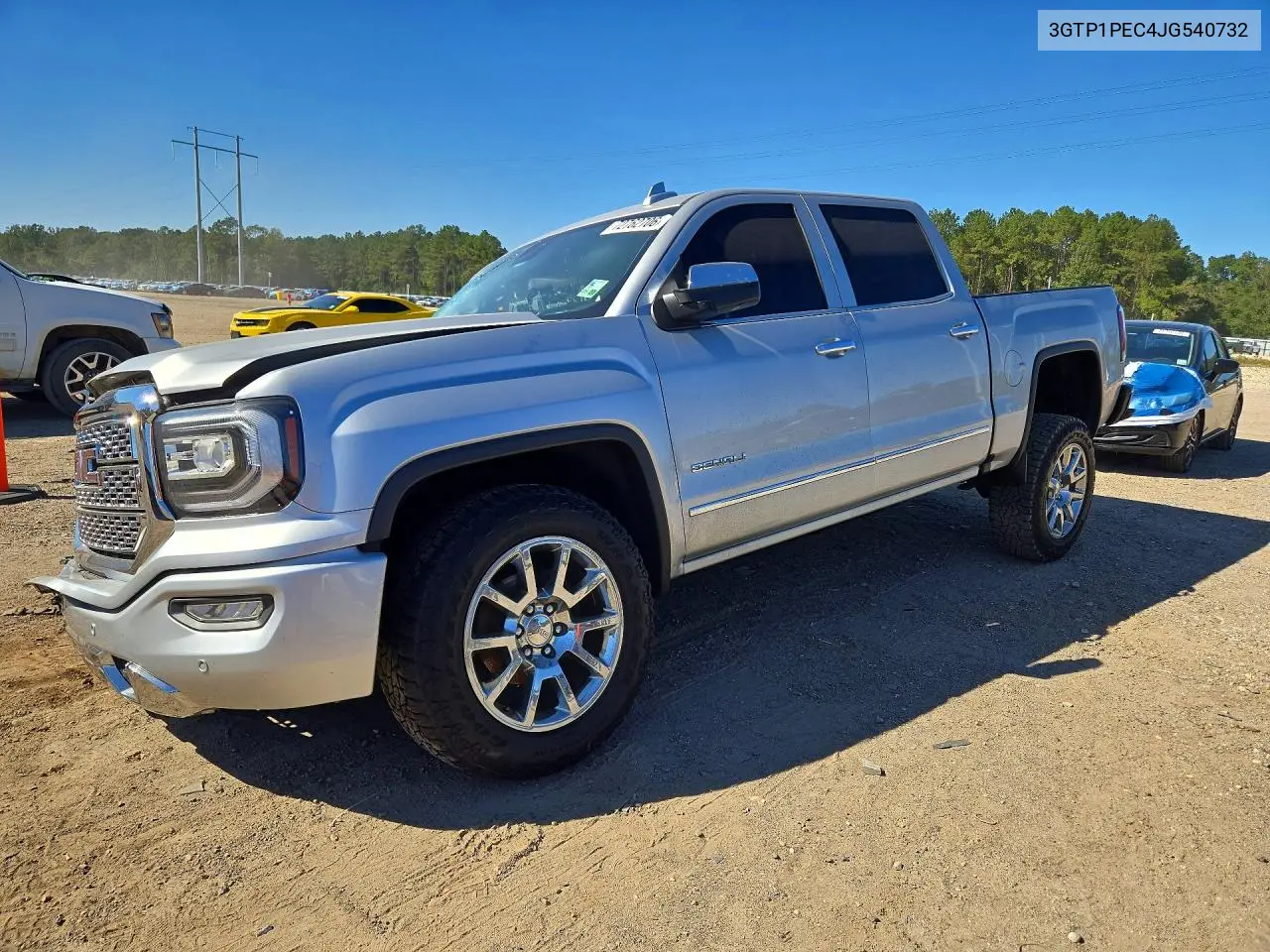GMC SIERRA 2018, VIN 3GTP1PEC4JG540732