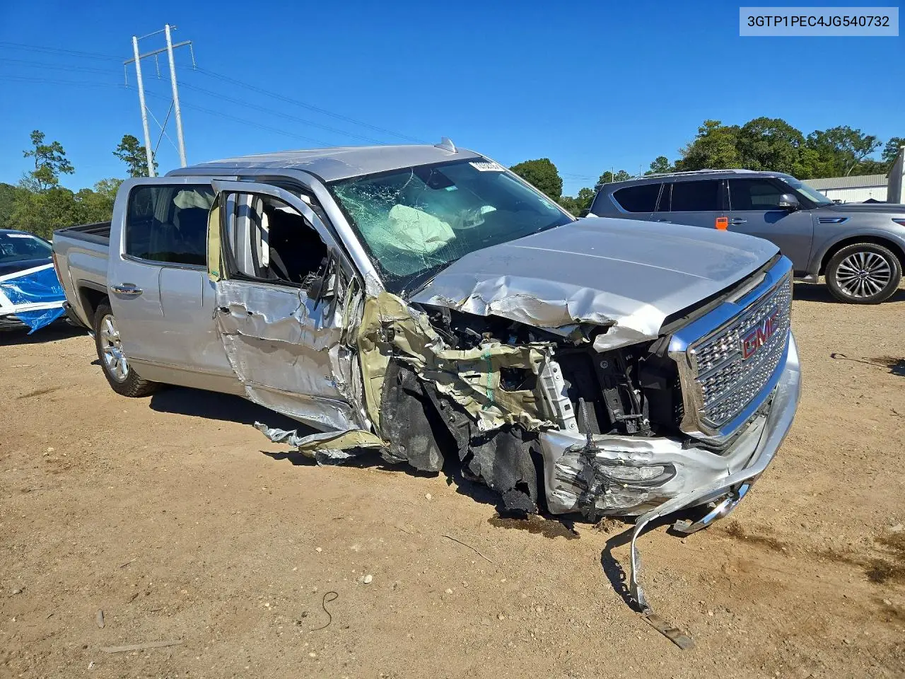 2018 GMC SIERRA VIN 3GTP1PEC4JG540732 — фото 4