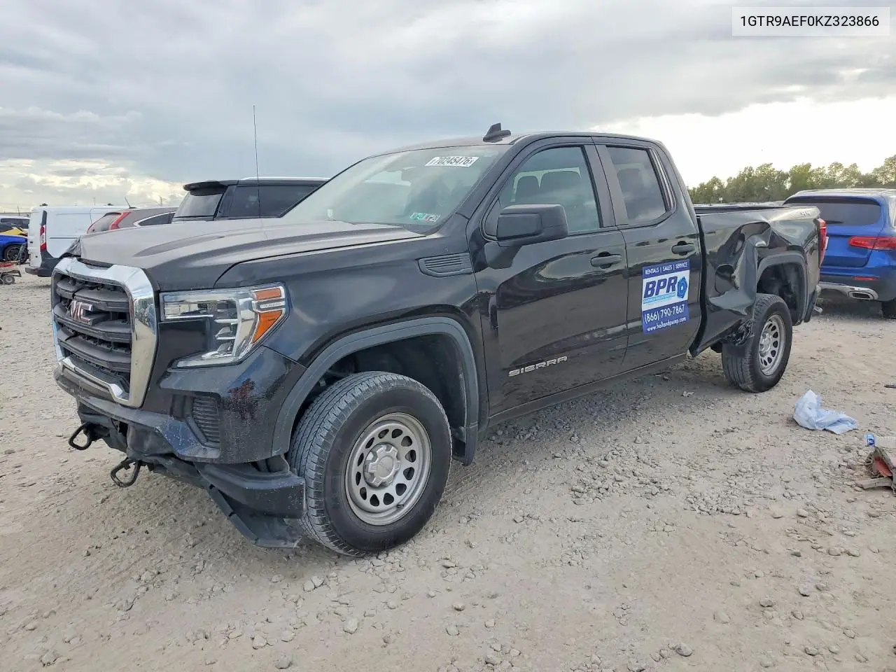 GMC SIERRA 2019, VIN 1GTR9AEF0KZ323866