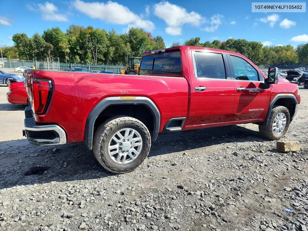 2020 GMC SIERRA VIN 1GT49NEY4LF105452 — фото 3