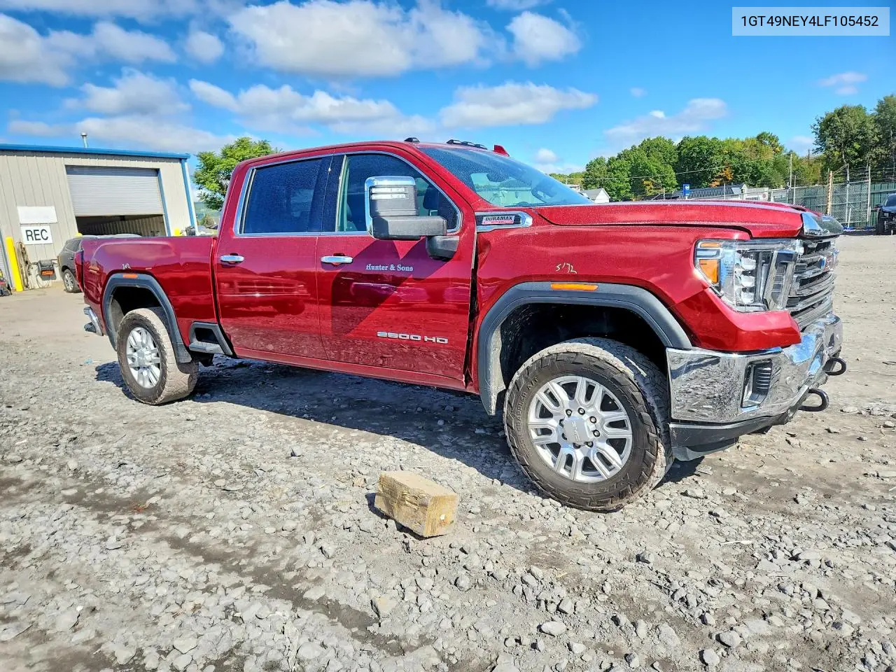 2020 GMC SIERRA VIN 1GT49NEY4LF105452 — фото 4