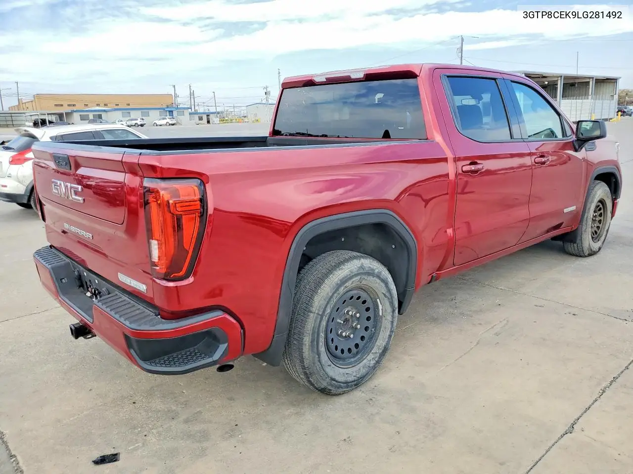 2020 GMC SIERRA VIN 3GTP8CEK9LG281492 — фото 3