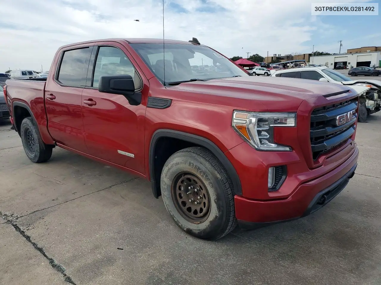 2020 GMC SIERRA VIN 3GTP8CEK9LG281492 — фото 4