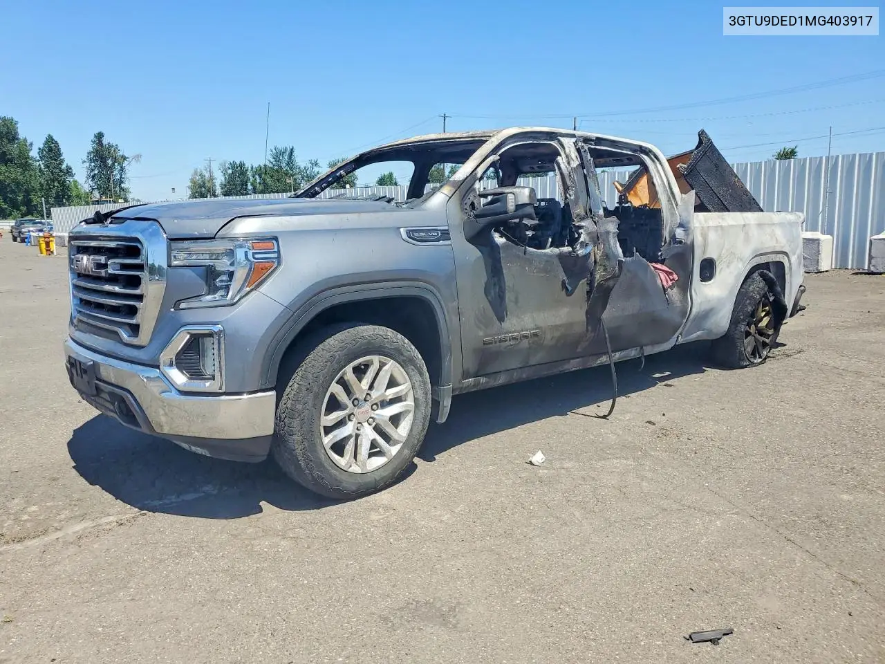 GMC SIERRA 2021, VIN 3GTU9DED1MG403917