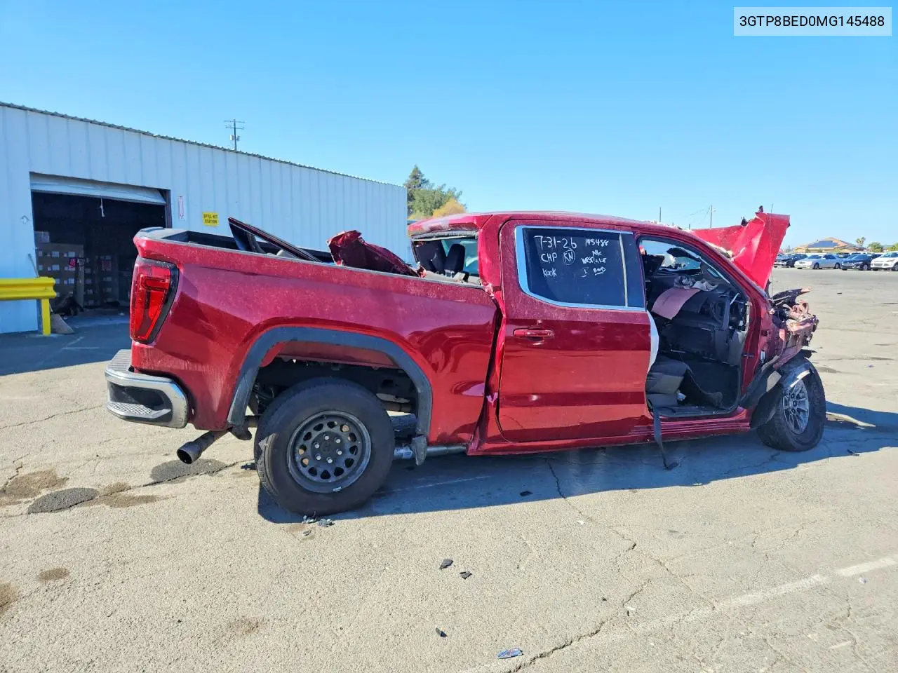 2021 GMC SIERRA VIN 3GTP8BED0MG145488 — фото 3