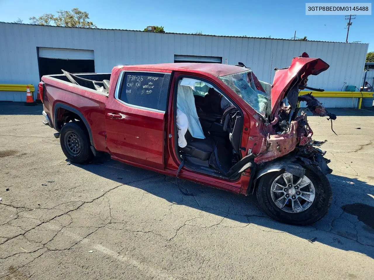 2021 GMC SIERRA VIN 3GTP8BED0MG145488 — фото 4