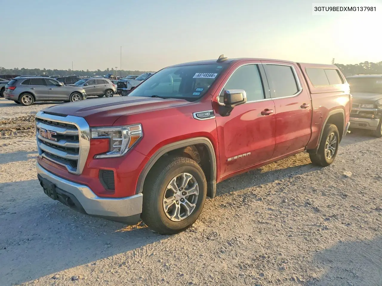 GMC SIERRA 2021, VIN 3GTU9BEDXMG137981