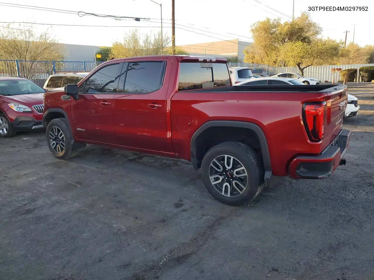 2021 GMC SIERRA VIN 3GTP9EED4MG297952 — фото 2