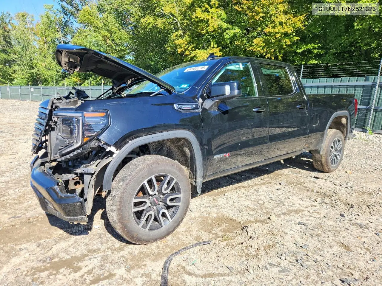 GMC SIERRA 2022, VIN 1GTUUEET7NZ521323