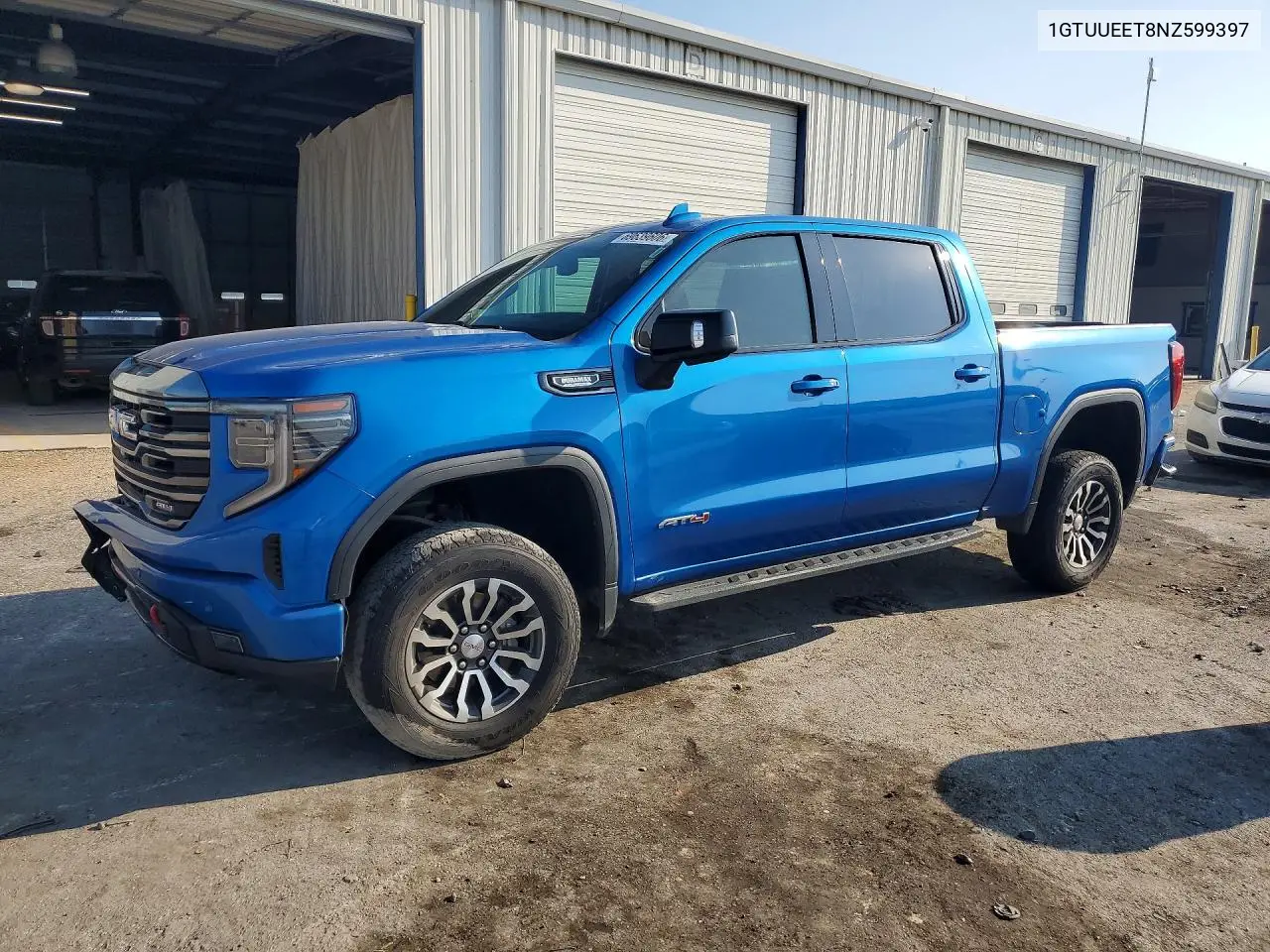 GMC SIERRA 2022, VIN 1GTUUEET8NZ599397