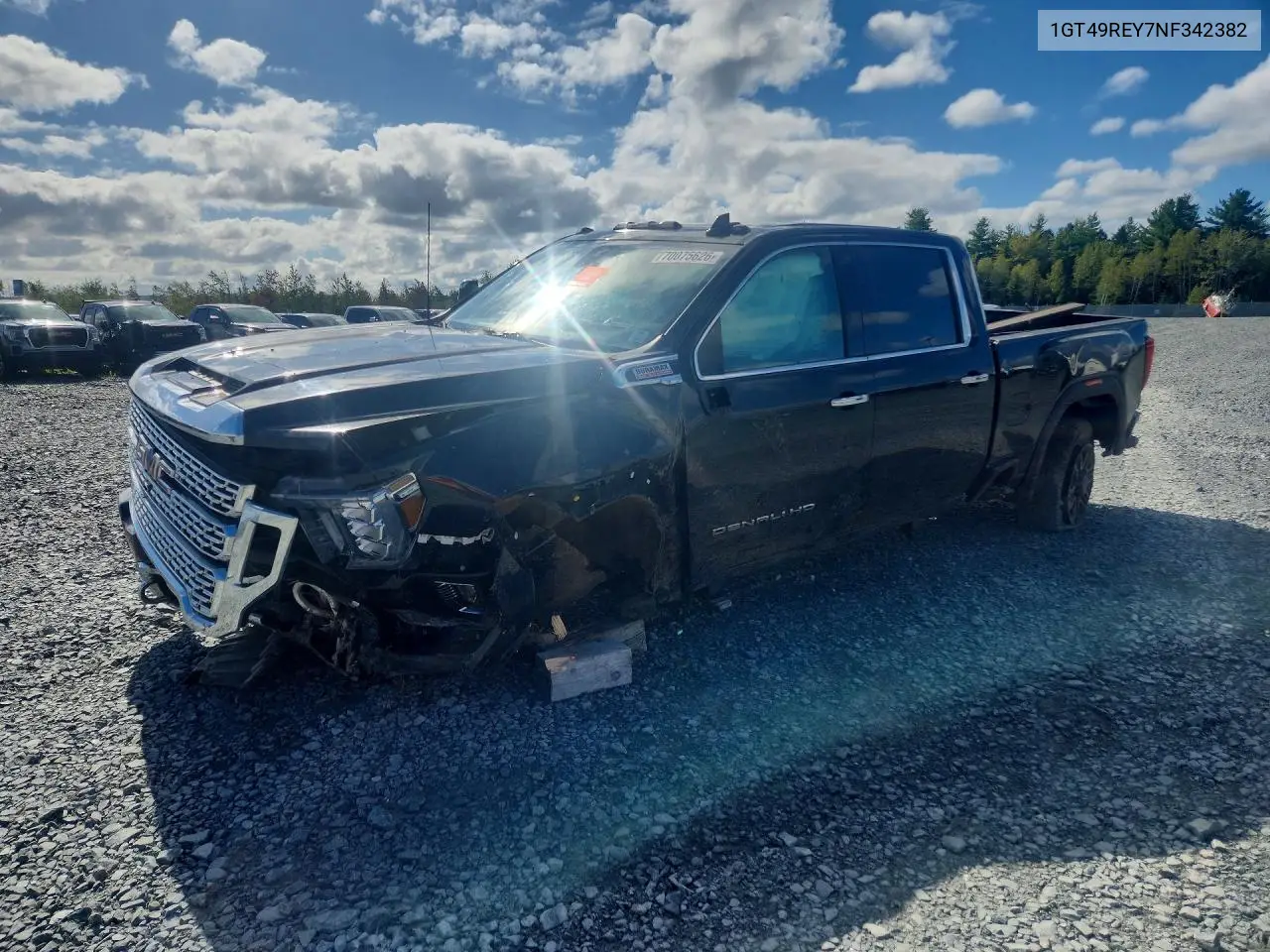 GMC SIERRA 2022, VIN 1GT49REY7NF342382