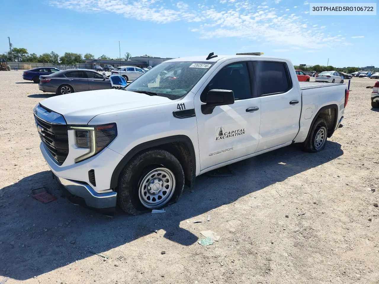 GMC SIERRA 2024, VIN 3GTPHAED5RG106722