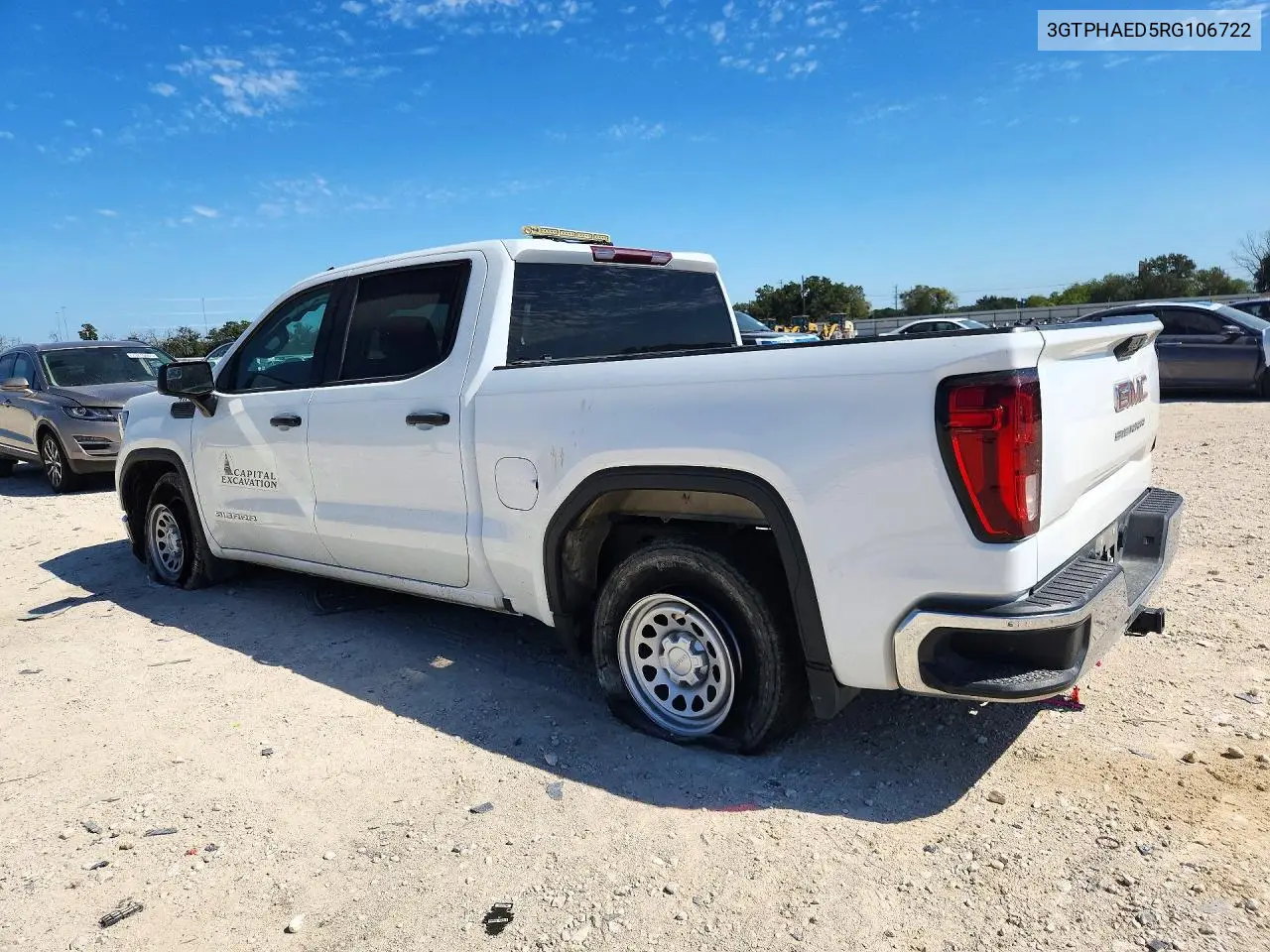 2024 GMC SIERRA VIN 3GTPHAED5RG106722 — фото 2