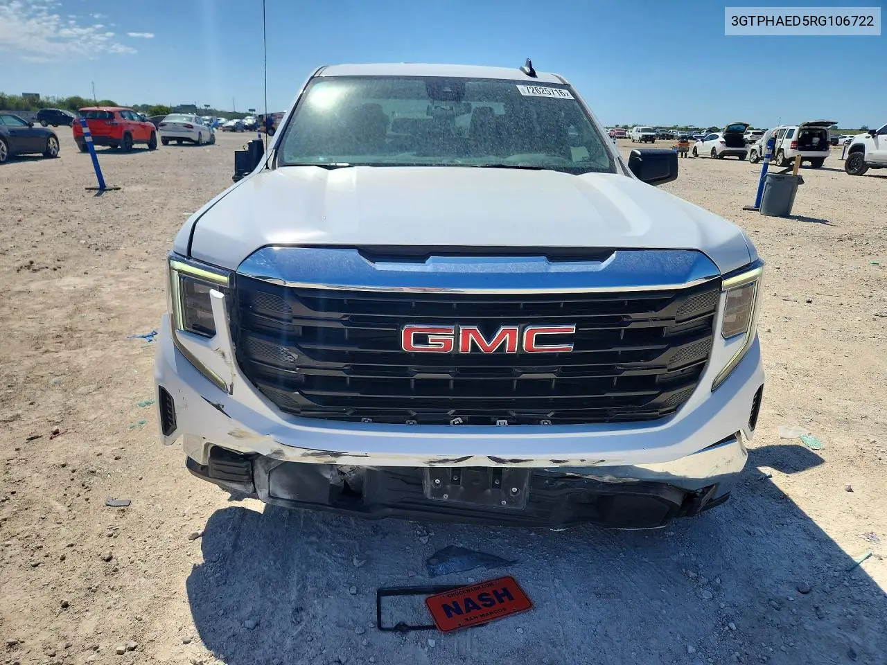2024 GMC SIERRA VIN 3GTPHAED5RG106722 — фото 5