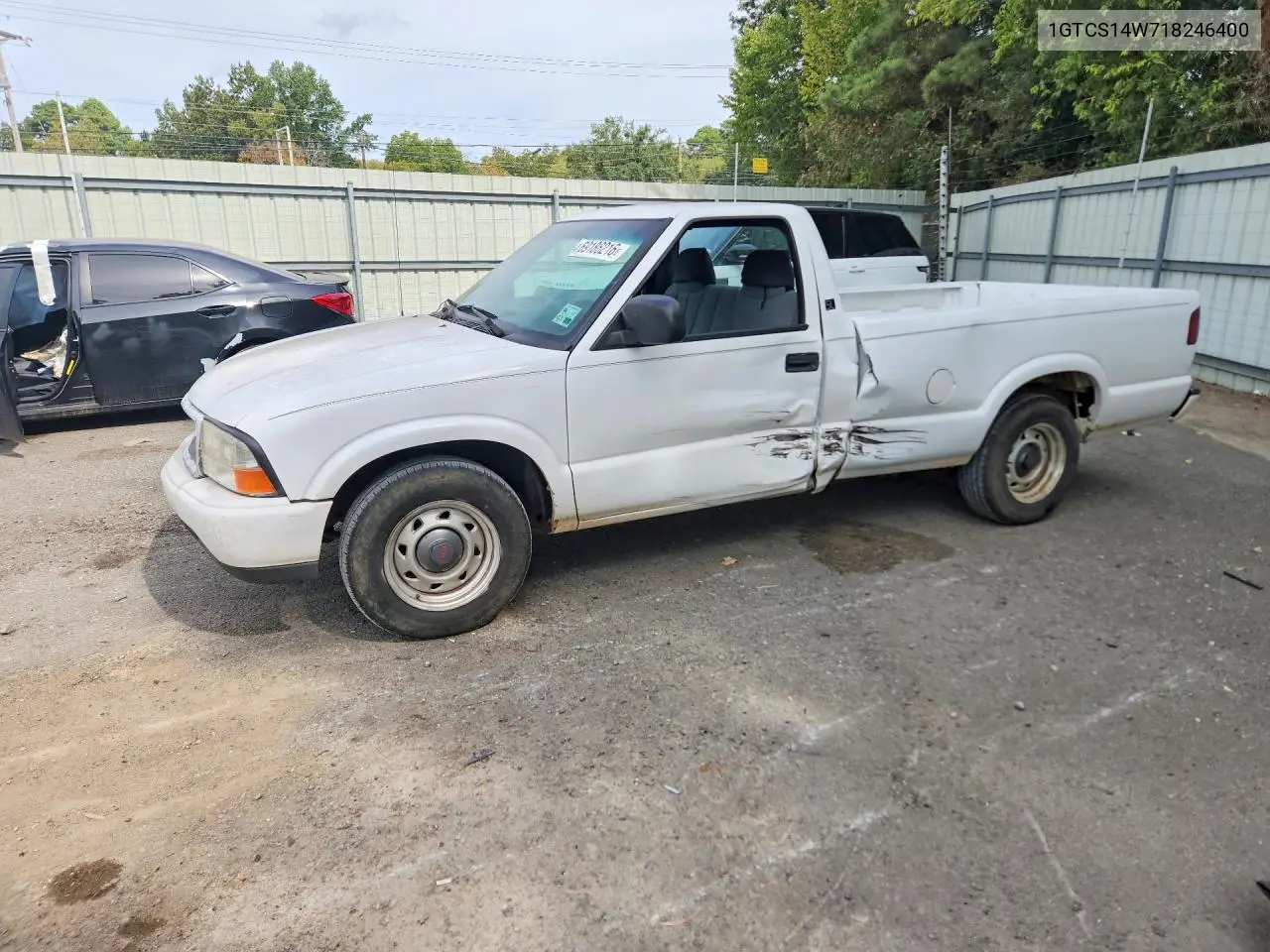GMC SONOMA 2001, VIN 1GTCS14W718246400